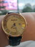 芭厘芭莉手表金表新款999足金腕表送女友石英機芯黃金手表情侶送禮物 【時(shí)光為誓】夜光男款 金重約0.8克 曬單實(shí)拍圖