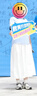 浪莎冰絲南瓜半身裙女夏季新款高腰顯瘦a字中長(zhǎng)裙子寬松百搭半裙女 曬單實(shí)拍圖