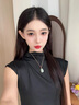 七彩云南和田玉無(wú)事牌吊墜青玉男女款晴水青玉平安無(wú)事牌玉墜玉佩玉牌項鏈 晴水淺青玉無(wú)事牌 曬單實(shí)拍圖