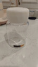 特拉法德國進(jìn)口品質(zhì)迷你玻璃杯家用耐高溫胖胖杯便攜小水杯搖搖杯子牛奶 白色-【帶刻度加厚高硼硅玻 400ml 曬單實(shí)拍圖