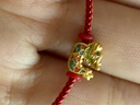 六桂福珠寶七夕黃金轉(zhuǎn)運(yùn)珠 炫彩龍 3D硬金足金生肖龍本命年 FD0700515 0.35g 曬單實(shí)拍圖