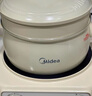 美的（Midea）電煮鍋 電蒸鍋 電炒鍋 電熱鍋 2.6L分體式 小型1-2人學(xué)生宿舍多功能鍋 泡面鍋 XZC2061 配蒸籠 曬單實(shí)拍圖
