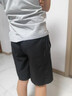 短睡褲男夏季薄款五分褲男士新款運動(dòng)寬松高彈力速干冰絲沙灘褲 灰色【一條裝】 均碼 【115斤-175斤】 曬單實(shí)拍圖