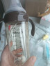 RIKZ吸管奶瓶一歲以上2歲3歲6個(gè)月ppsu大寶寶兒童鴨嘴防脹氣喝奶喝水 [吸管奶瓶] 330ml棕 吸嘴*2 曬單實(shí)拍圖