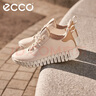 愛(ài)步（ECCO）休閑鞋女 夏季時(shí)尚簡(jiǎn)約輕運動(dòng)徒步鞋 靈動(dòng)系列218203 HL 石灰色/裸色21820360720 37 曬單實(shí)拍圖