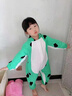 G.DUCKKIDS童裝兒童連體睡衣女童春秋季純棉家居服女寶寶青蛙爬服防著(zhù)涼睡袋 綠色 90碼建議80-90cm1歲半-2歲 曬單實(shí)拍圖