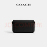 蔻馳（COACH）女士經(jīng)典標志MILA通勤斜挎包單肩包老花復古鏈條女包 B4/黑色 曬單實(shí)拍圖