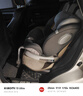 孩貝王童安全座椅汽車用嬰兒寶寶車載360旋轉(zhuǎn)坐椅0-4歲12可坐躺 通風款【星瀚灰】支撐腿+遮陽棚 曬單實拍圖