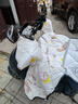 萬(wàn)仕龍電動(dòng)車(chē)擋風(fēng)被冬季加絨加厚電瓶摩托車(chē)防水防風(fēng)罩春秋四季通用冬款 超聲波米色【滑板兔】（雙把套+防踢腳+反光條） 抵御寒冷持續保暖 曬單實(shí)拍圖
