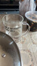 鋒上 玻璃吸管杯 水杯帶刻度大容量1000ml家用ins風(fēng)辦公室學(xué)生女 提醒喝水杯【杯蓋+吸管】 曬單實(shí)拍圖