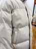 班豹賓棉服男外套秋冬季2025新款棉衣男裝沖鋒寬松立領(lǐng)羽面包絨服棉襖男 卡其色 XL 115-145斤優(yōu)先發(fā)貨 曬單實(shí)拍圖