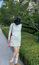 蕉下（beneunder）短褲女速干工裝短裙褲休閑外穿夏新款運(yùn)動(dòng)褲透氣防曬顯瘦DR23024 高嶺白 M 曬單實(shí)拍圖