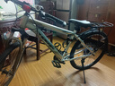 鳳凰自行車成年人男女變速自行車青少年單車越野公路車學生山地自行車 鋼架/全套軸承/建大輪胎/條輪灰 24速26寸【適合155-185cm】 曬單實拍圖
