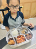 雙槍（Suncha）鈦健康不銹鋼飯盒學(xué)生上班族可微波爐餐盒比316好1.5L配保溫袋 曬單實拍圖