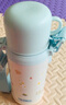 膳魔師（THERMOS）兒童保溫杯小學(xué)生開(kāi)學(xué)必備吸管水杯貓狗系列男女水壺600ml綠 曬單實(shí)拍圖