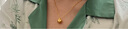 老鋪黃金古法手工足金項鏈·六字真言金珠鎖骨鏈 金重約8.0g 曬單實(shí)拍圖