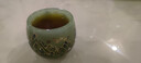 美克杰千里江山玉瓷個(gè)人專(zhuān)用琉璃主人高端茶杯中式山水客杯建盞隔熱 千里江山*淺綠1個(gè) 曬單實(shí)拍圖