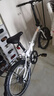 大行（DAHON）HAT061折疊自行車20英寸6速成人男女通勤休閑變速單車 白色 曬單實(shí)拍圖