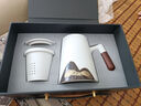蘇氏陶瓷（SUSHI CERAMICS）辦公杯手繪釉畫彩千里江山高升茶隔杯陶瓷過濾內(nèi)膽白文創(chuàng)J0700 曬單實(shí)拍圖