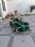京嚴選卡丁車(chē)F1賽車(chē)漂移兒童電動(dòng)車(chē)充電遙控1到6歲寶寶玩具童車(chē)可坐大人 【綠色】可玩15小時(shí)+大禮包 曬單實(shí)拍圖