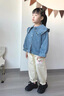 G.DUCKKIDS小黃鴨童裝女童褲子春秋2025新款兒童燈籠褲秋季女寶寶休閑褲秋裝 米白色 110 建議4~5歲【100-110cm】cm 曬單實拍圖
