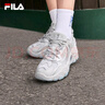 斐樂（FILA）官方掠奪者2女鞋男鞋情侶跑步鞋季老爹鞋時尚復古運動鞋 雨霧灰-NC【女款】 38.5 曬單實拍圖