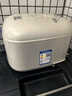 美的（Midea）電飯煲電飯鍋家用商用柴火飯多功能預(yù)約小型迷你煮飯2-3-4-5-8人大容量快煮飯不銹鋼內(nèi)膽不易粘鍋 0涂層 3L 母嬰級(jí)316L不銹鋼內(nèi)膽卡其灰偏白 曬單實(shí)拍圖