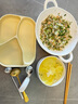 onlycook316L分格餐盤(pán)輔食碟 兒童學(xué)生餐盤(pán)飯碗 嬰幼兒不銹鋼餐具-獨角獸 曬單實(shí)拍圖