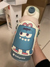 babycare四合一兒童保溫杯水杯316不銹鋼保溫水壺吸管杯大寶寶上學(xué)550ml粉 曬單實(shí)拍圖