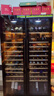 芭克斯（Bacchus） YC-418對(duì)開門紅酒柜【150瓶 1.76米】冰吧恒溫酒水柜家用冷藏茶葉啤酒香檳洋酒嵌入式大客廳別墅 左展酒+右展酒(一體式雙溫風(fēng)冷) 150瓶 曬單實(shí)拍圖