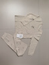 babylove寶寶內(nèi)衣套裝春秋季莫代爾棉嬰兒衣服嬰幼兒家居服睡衣高腰兩件套 白杏米 100 曬單實(shí)拍圖