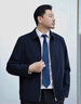 啄木鳥(niǎo)行政夾克外套男士秋季新款商務(wù)休閑中年翻領(lǐng)百搭上衣爸爸裝夾克衫 藏青色 【春秋翻領(lǐng)】 XL （建議 145-165斤） 曬單實(shí)拍圖