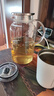 青蘋果耐熱冷水壺1.95升 可加熱茶水分離圍爐煮茶壺 大容量玻璃涼水壺  曬單實(shí)拍圖