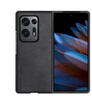 尚蘇 適用 OPPO Find N2手機(jī)殼findn2保護(hù)套羊巴皮左右折疊屏oppofind防摔女男款皮套外殼石墨灰 曬單實拍圖