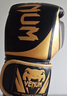 VENUM CHALLENGER 2.0拳擊手套訓練泰拳格斗拳套挑戰者2.0 黑金色 12OZ 曬單實(shí)拍圖
