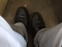 意爾康男鞋閏六月送禮套腳一腳蹬舒適生活休閑鞋單鞋 59171W黑色 44 曬單實(shí)拍圖