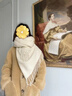 恒源祥麂皮絨手套女秋冬加絨保暖可觸屏加厚戶外騎行手套防寒禮盒裝 暖心圍巾禮盒三件套G[手套+10 均碼 曬單實(shí)拍圖