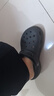 卡駱馳（crocs）經(jīng)典云朵系列經(jīng)典閃耀云朵Clog女黑色洞洞鞋涼鞋 黑色 36 曬單實(shí)拍圖