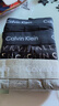 Calvin Klein CK 男士平角內(nèi)褲套裝 3條裝 U2664G 送男友禮物 YKS字母黑灰 L  曬單實(shí)拍圖