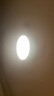 惠普全光譜護眼吸頂風扇燈LED吊扇燈靜音隱形扇葉遙控中山燈具包安裝 曬單實拍圖