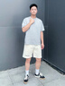 飛躍男鞋板鞋男2025夏季新款透氣舒適德訓(xùn)鞋男 黑米 41 曬單實(shí)拍圖