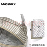 Glasslock便當(dāng)包保鮮盒保溫手提袋飯盒袋鋁箔布藝包韓版布條紋包男女手拎包 曬單實(shí)拍圖