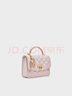 CHARLES&KEITH七夕限定禮盒鏈條包掛菱格小方包CK17-50701608-A Cotton Candy Pink棉花糖粉 S 曬單實(shí)拍圖