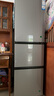 海爾（Haier）冰箱283L三門雙變溫風(fēng)冷無霜彩晶面板一級雙變頻節(jié)能小戶型家用冰箱家電BCD-283WLHC357SW 曬單實(shí)拍圖
