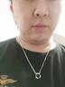 MZMZ鉑金項鏈男士pt950白金莫比烏斯時(shí)尚吊墜情人節生日禮物送男友 當/次日達-輕奢-莫比烏斯項鏈 曬單實(shí)拍圖
