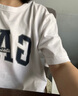 Gap男女裝2025春季新款純棉字母印花logo短袖T恤上衣美版797924 白色 M 美碼 L亞洲碼180/96A 曬單實(shí)拍圖