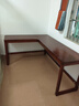 惠尋實(shí)木轉角書(shū)桌臥室L型電腦桌拐角學(xué)習桌家用小戶(hù)型墻角學(xué)生寫(xiě)字桌 胡桃色#書(shū)桌 140cm*50cm*75cm【轉角長(cháng)100cm】 曬單實(shí)拍圖
