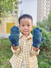 kocotreekk樹(shù)兒童手套保暖翻蓋手套小學(xué)生男女孩寫(xiě)字五指手套軟糯防寒 曬單實(shí)拍圖
