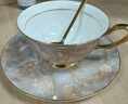 崢野歐式高檔骨瓷咖啡杯禮盒套裝輕奢陶瓷杯子情侶對杯結婚禮物送新人 曬單實(shí)拍圖