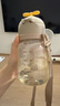 英氏（YEEHOO）兒童水杯PPSU吸管杯幼兒園1歲+背帶水杯大容量夏天牛奶杯500ml 曬單實拍圖
